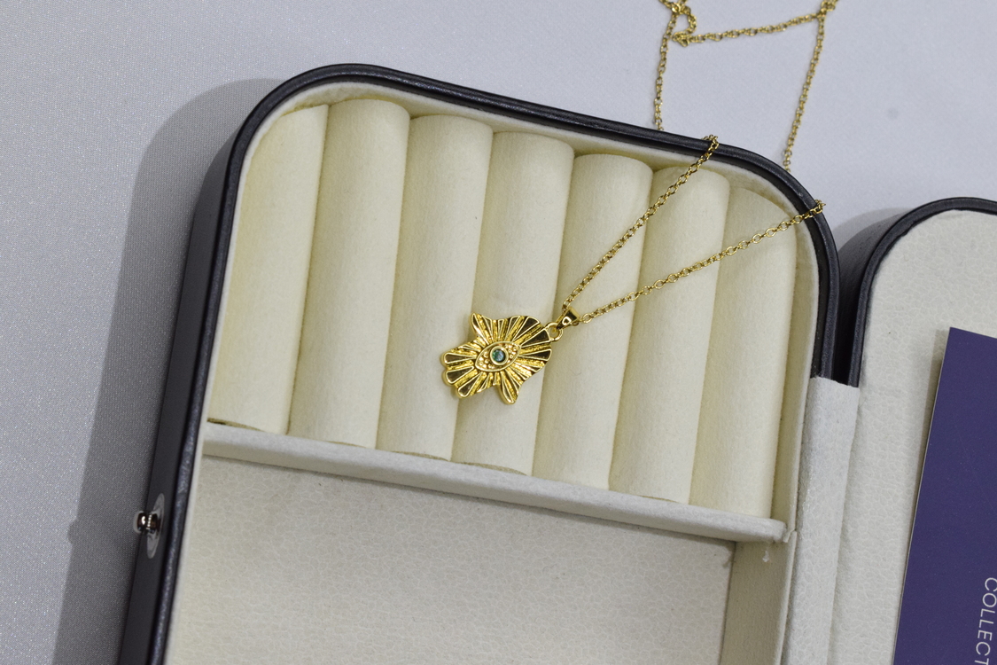 Mystic Palm Gold Renk Kolye
