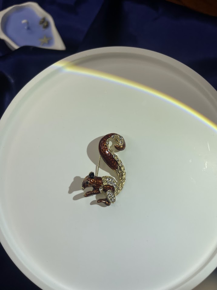 Bebek Sincap Minimal Broş