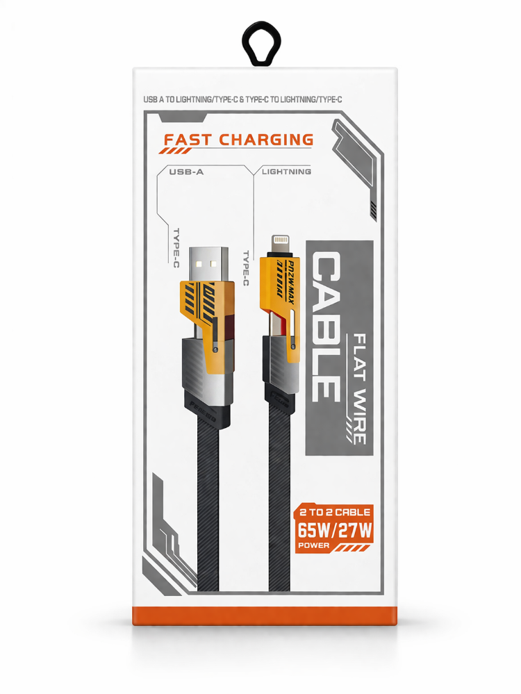 Hızlı Şarjlı iPhone&Type-C Şarj Kablosu