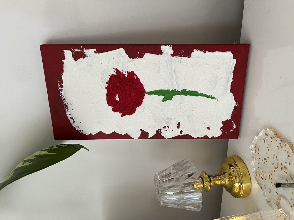 Kabartma Gül 