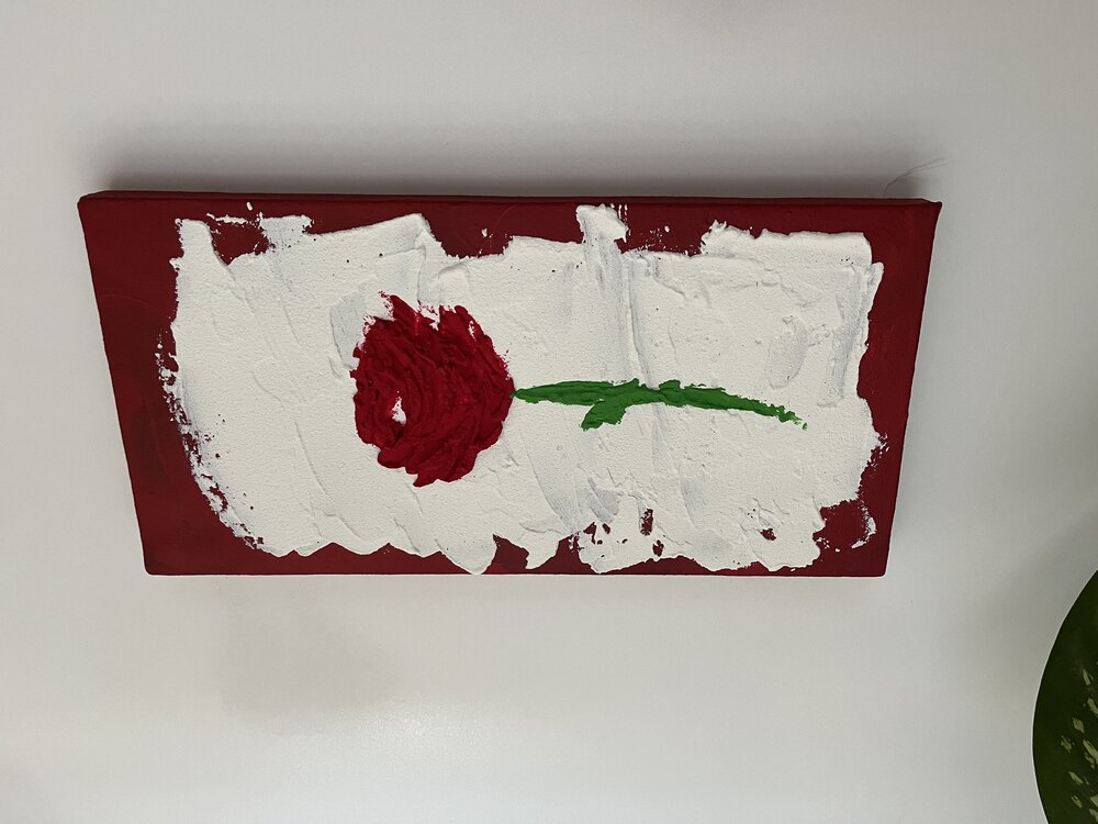 Kabartma Gül 