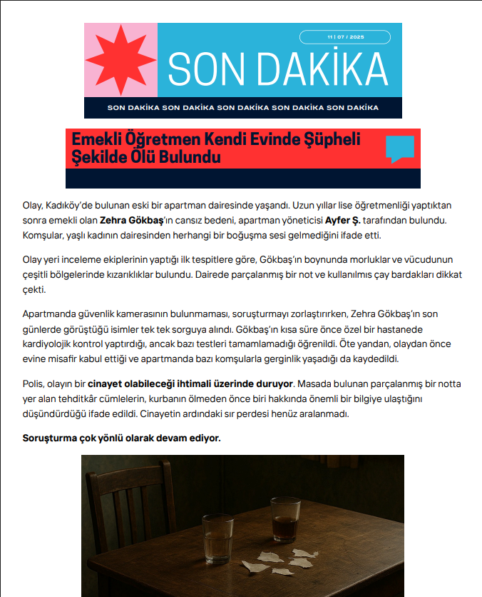 Dedektif Dava Çözme Oyunu PDF (KARGO ÜCRETSİZ)