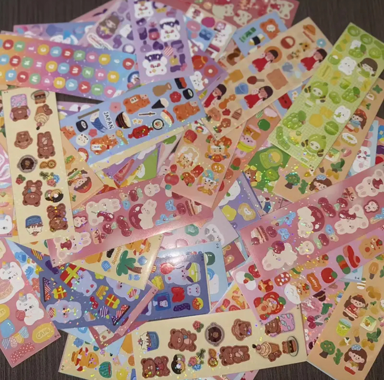 Sticker Set 20 adet Parıltılı