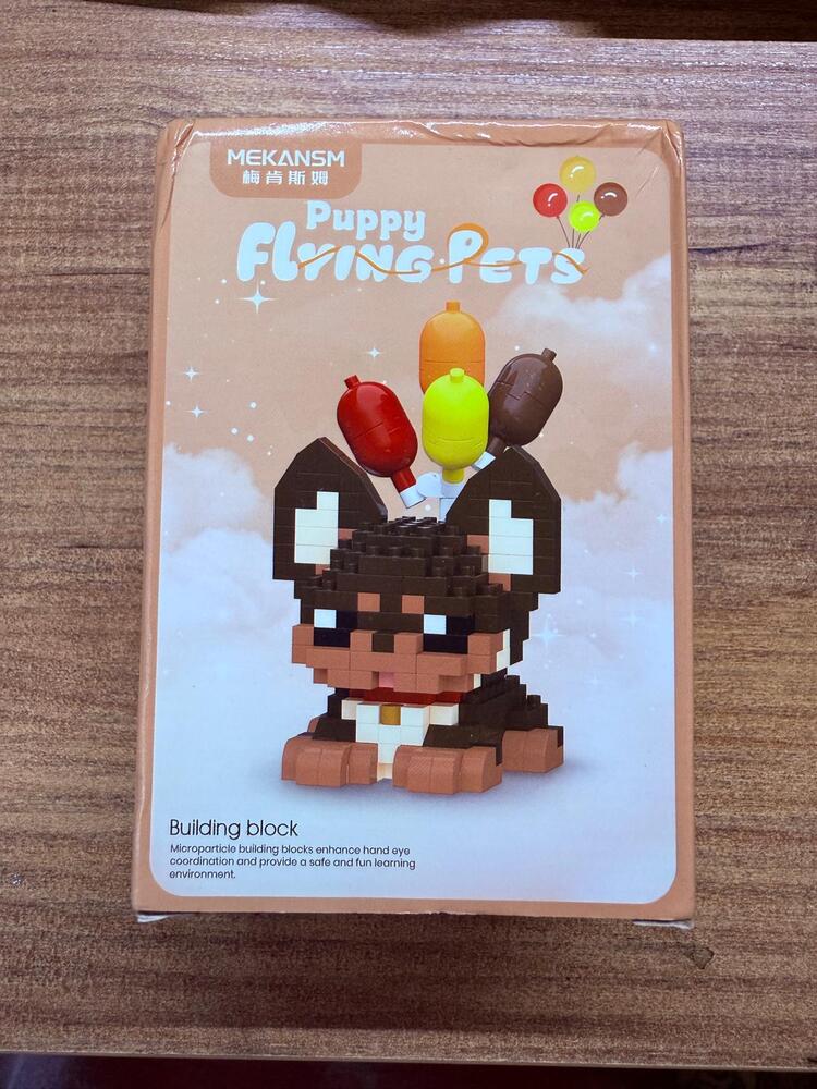 Lego Bricks Flying Pets Köpek Kahve
