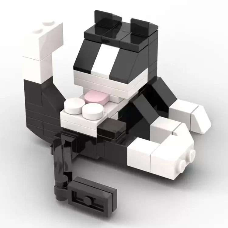 Lego Bricks Kedi Komik