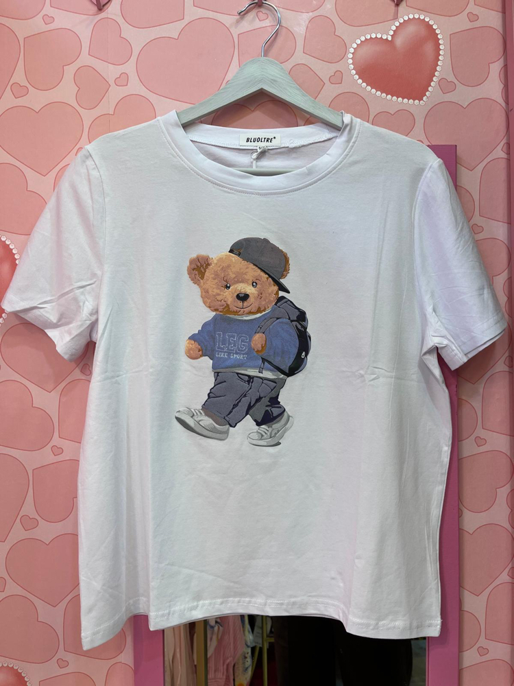 Teddy baskılı tshirt