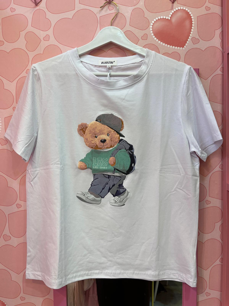 Teddy baskılı tshirt