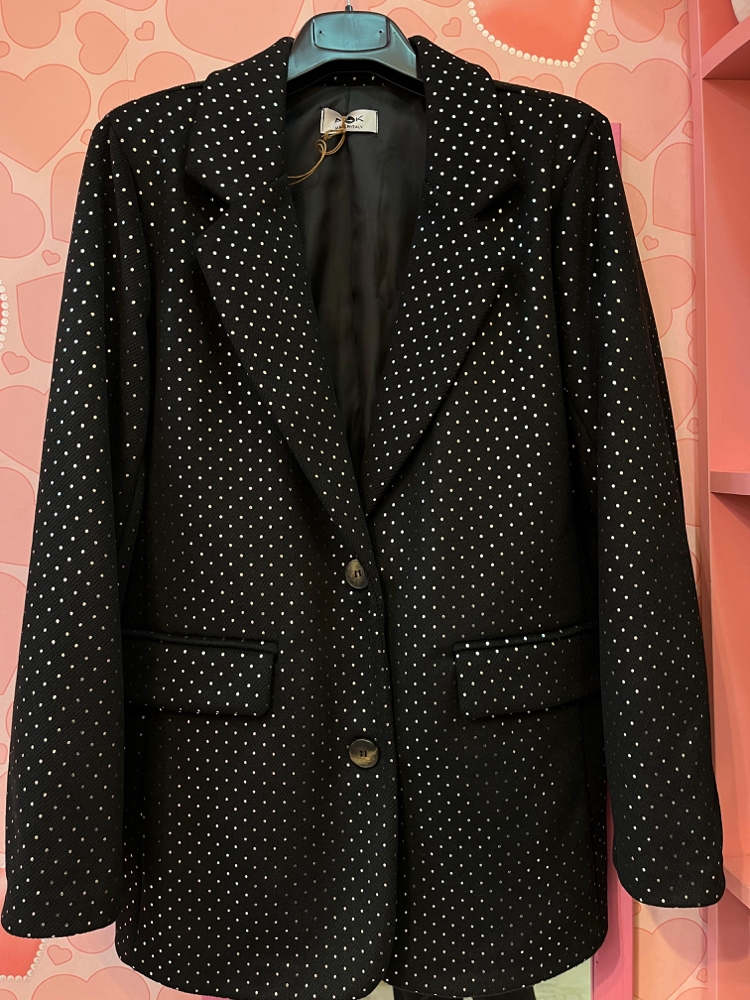 Parlak puanlı blazer