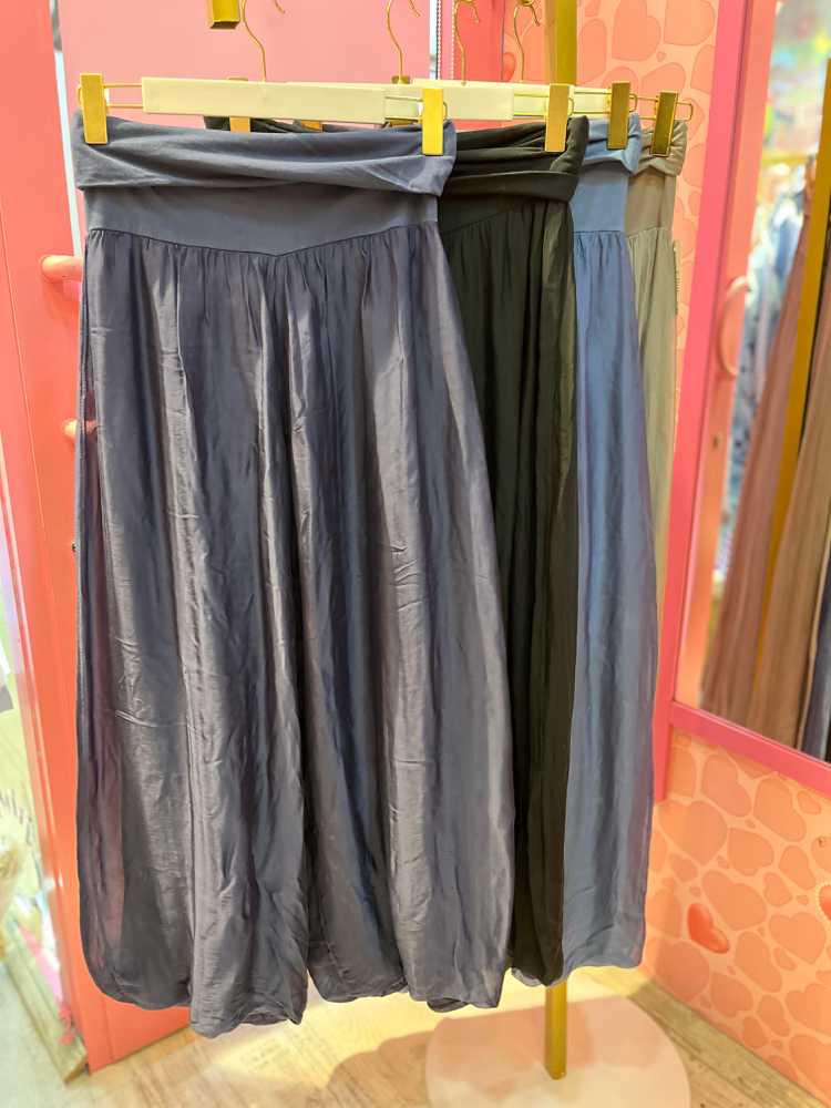 İtalyan ipek pantolon