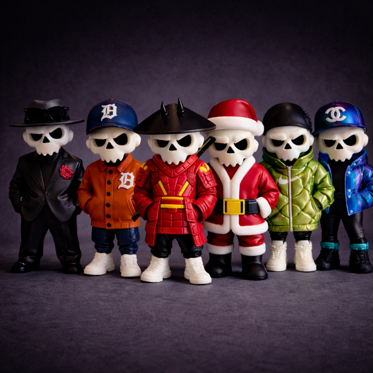 Kuru Kafa Street Hype Bukalemun Mavi-Mor Oyuncak Figür