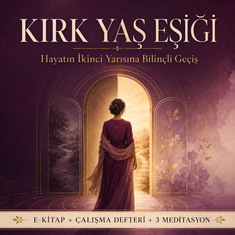 Kırk Yaş Eşiği: Hayatın İkinci Yarı - E-Kitap + Çalışma Defteri + 3 Meditasyon