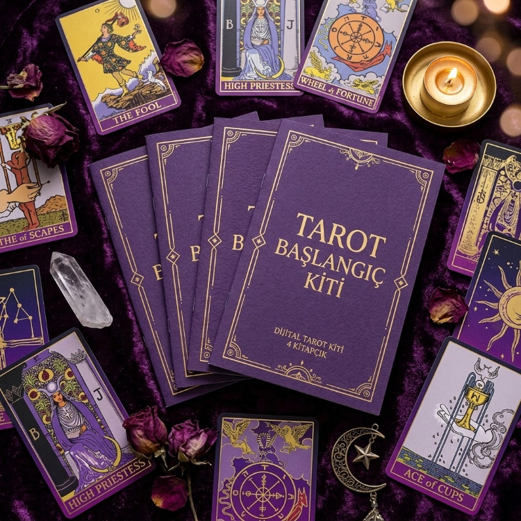 Tarot Başlangıç Kiti — 4 Bölümlü Dijital Rehber