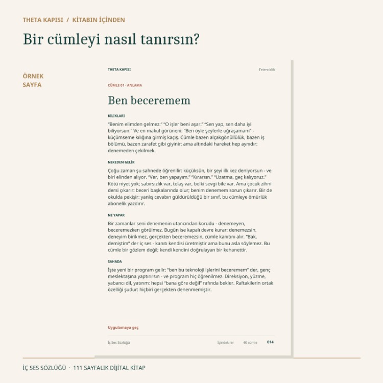 İç Ses Sözlüğü | E-Kitap + Rehberli Meditasyon + Çalışma Defteri