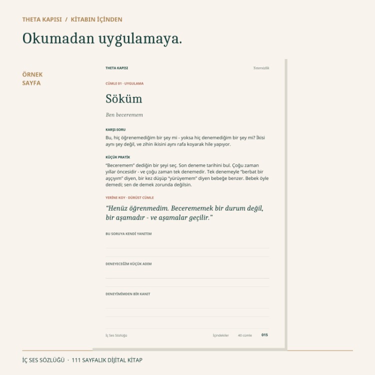 İç Ses Sözlüğü | E-Kitap + Rehberli Meditasyon + Çalışma Defteri