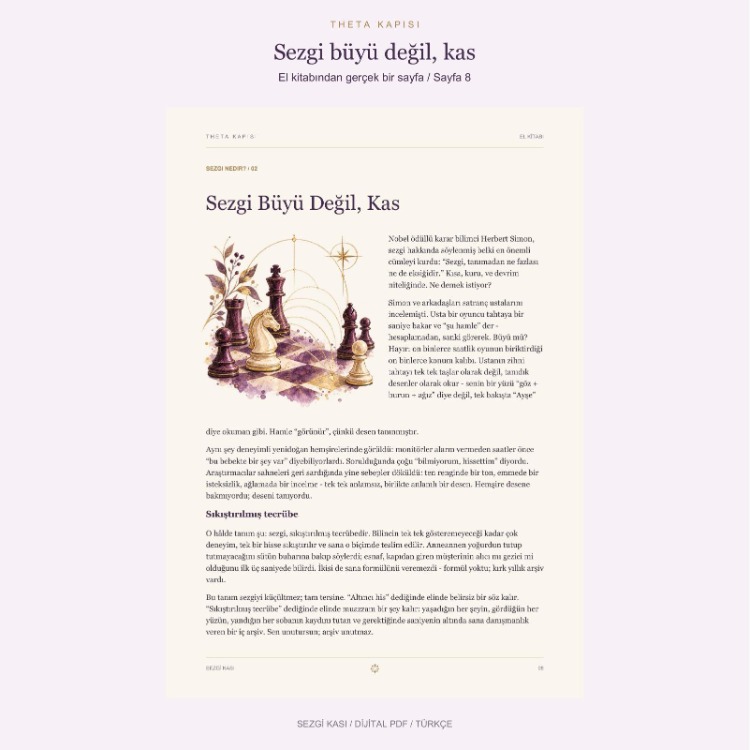 Sezgi Kası | El Kitabı + Doldurulabilir Çalışma Defteri (PDF)