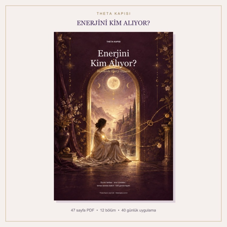 Enerjini Kim Alıyor? | İlişkilerde Enerji Hijyeni (PDF E-Kitap)