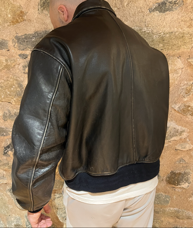 Diesel Bomber Deri Ceket