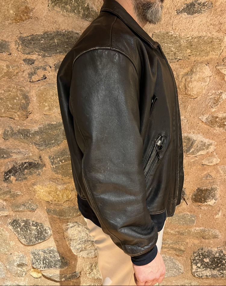 Diesel Bomber Deri Ceket
