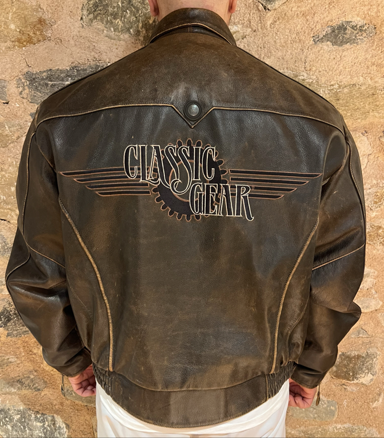 Classic Gear Biker Deri Ceket