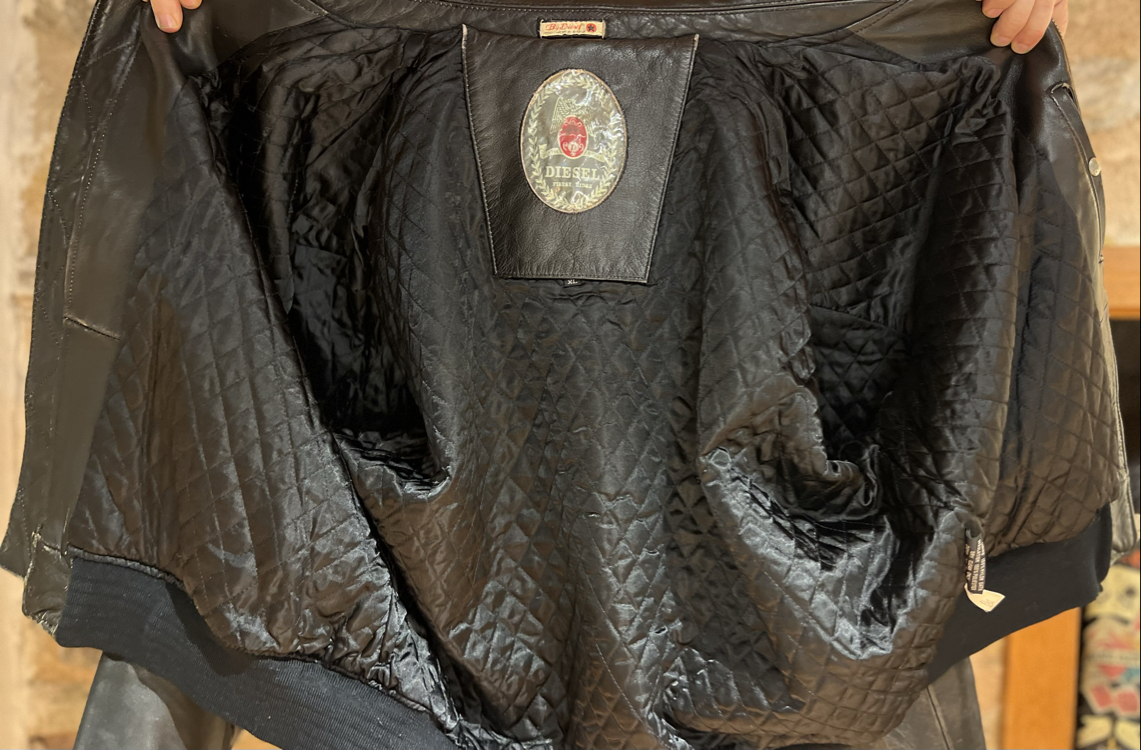 Diesel Bomber Deri Ceket