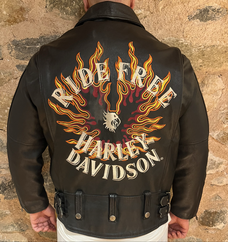 Harley Davidson "Ride Free" Deri Ceket