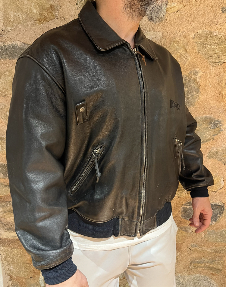 Diesel Bomber Deri Ceket