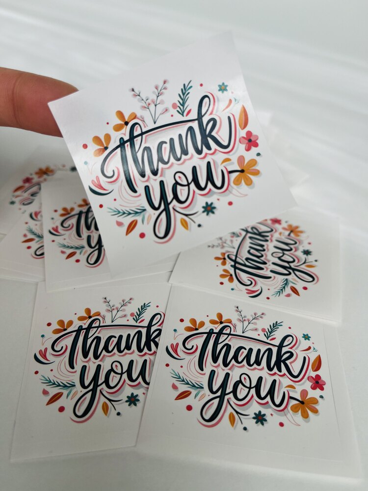 Thank You Sticker