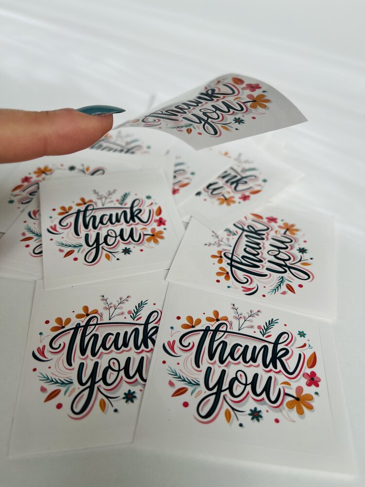 Thank You Sticker