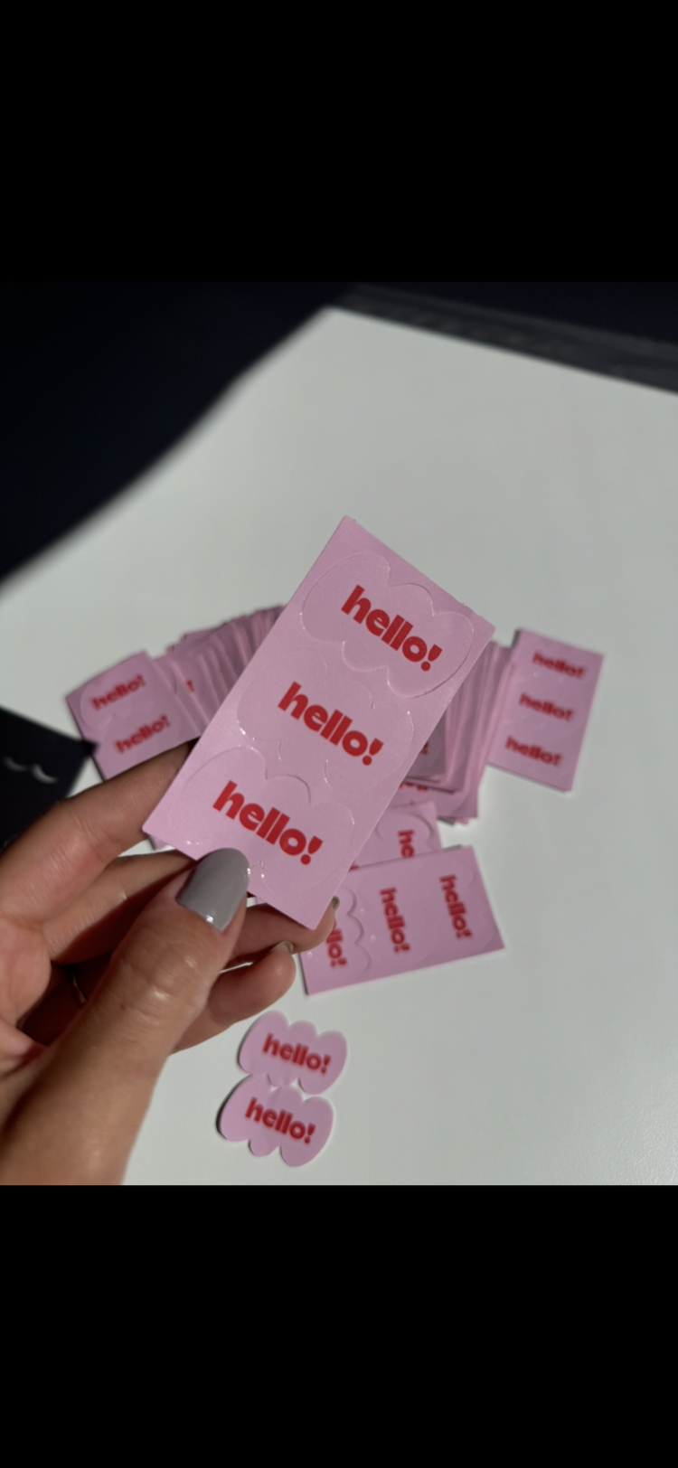 Hello Sticker