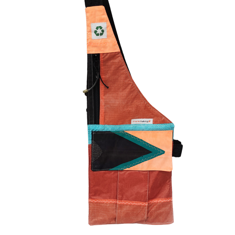Recycled Kite Reborn Turuncu Çapraz Omuz Çantası