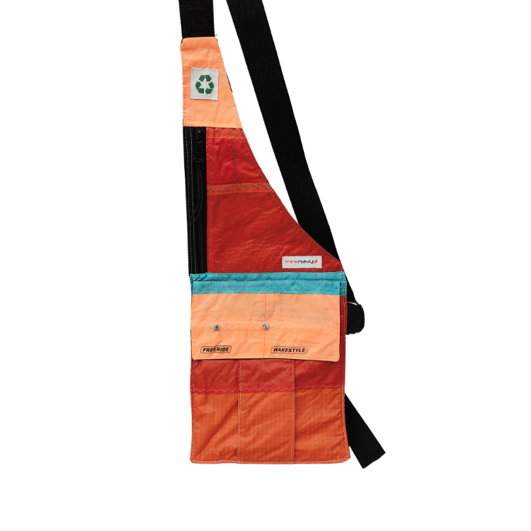 Gökova Recycled Kite Çapraz Çanta | Geri Dönüştürülmüş Kitesurf Kumaşı