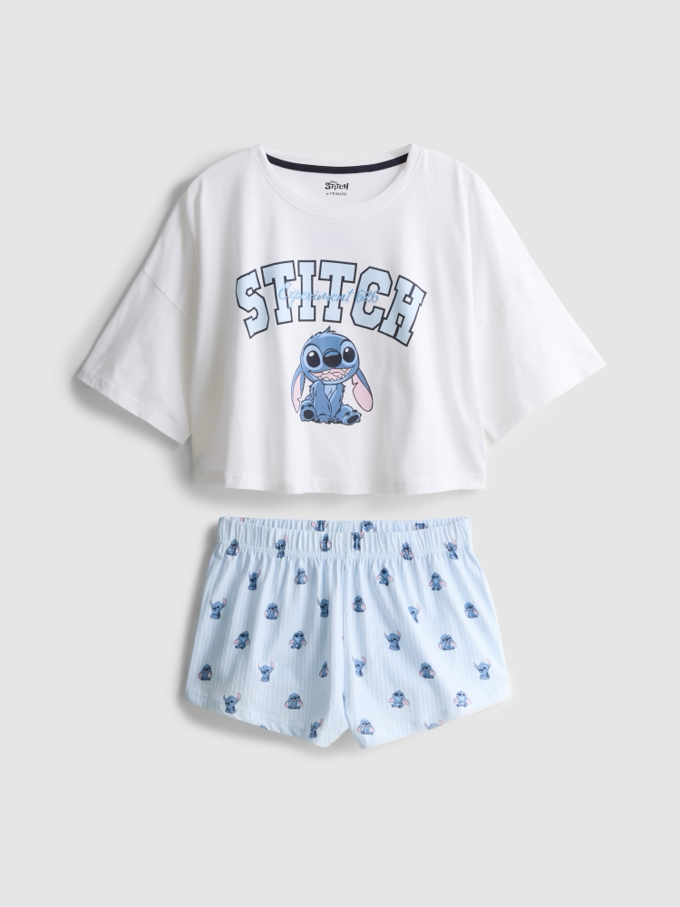 Stitch Şortlu Takım