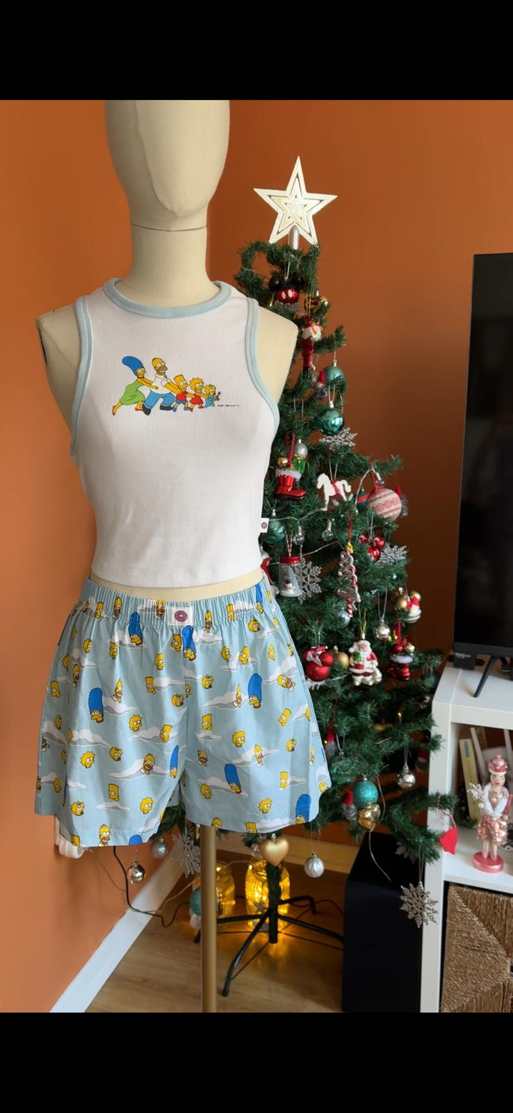 Simpson Şortlu Takım