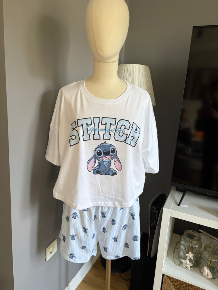 Stitch Şortlu Takım