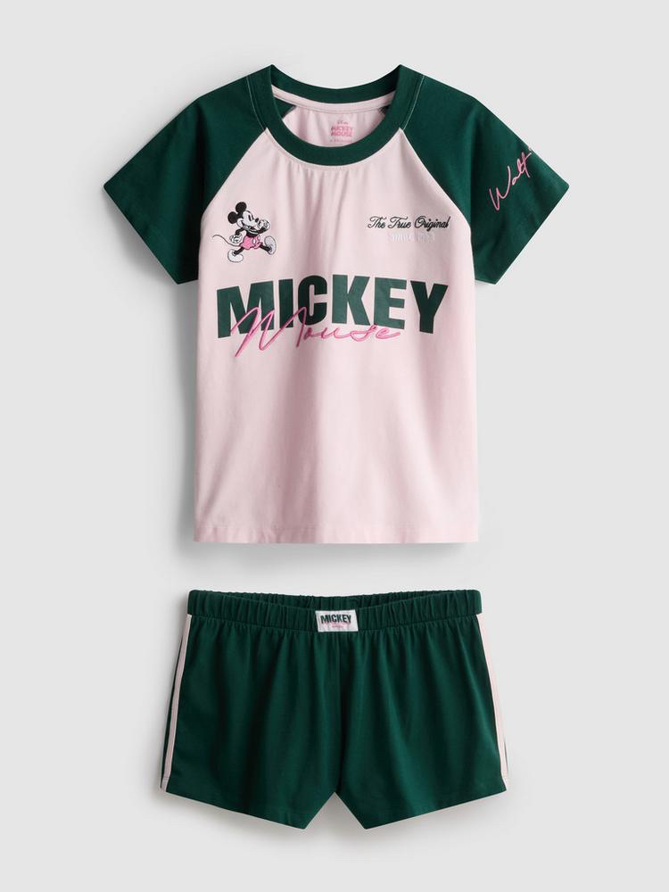 Mickey Mouse Kısa Pijama Takımı