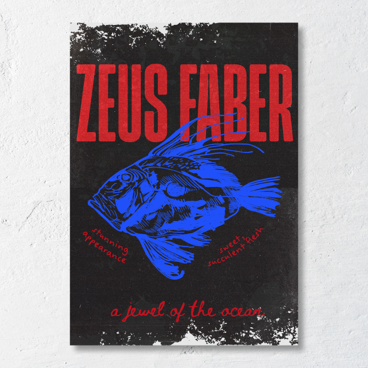 Zeus Faber - Blue Edition Art Print