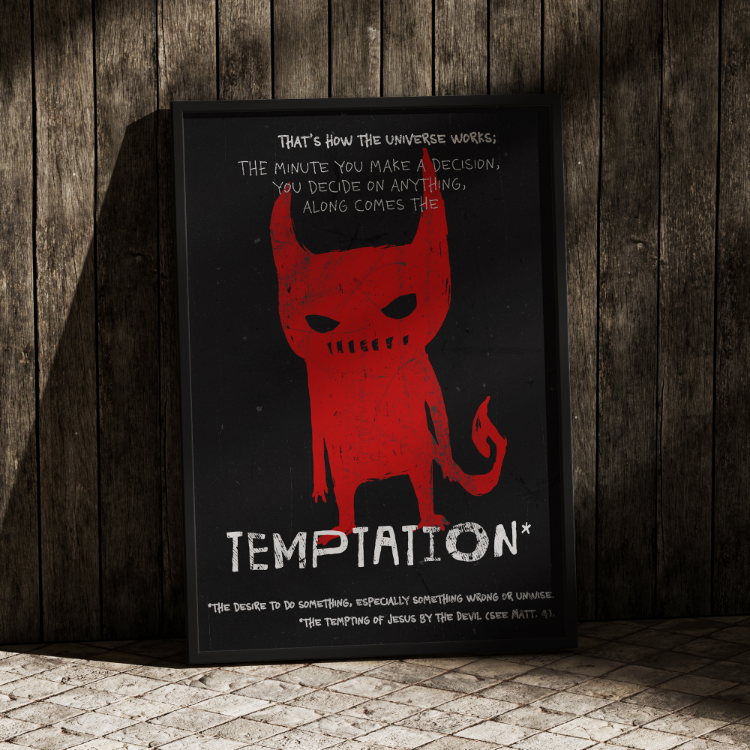 Temptation Art Print