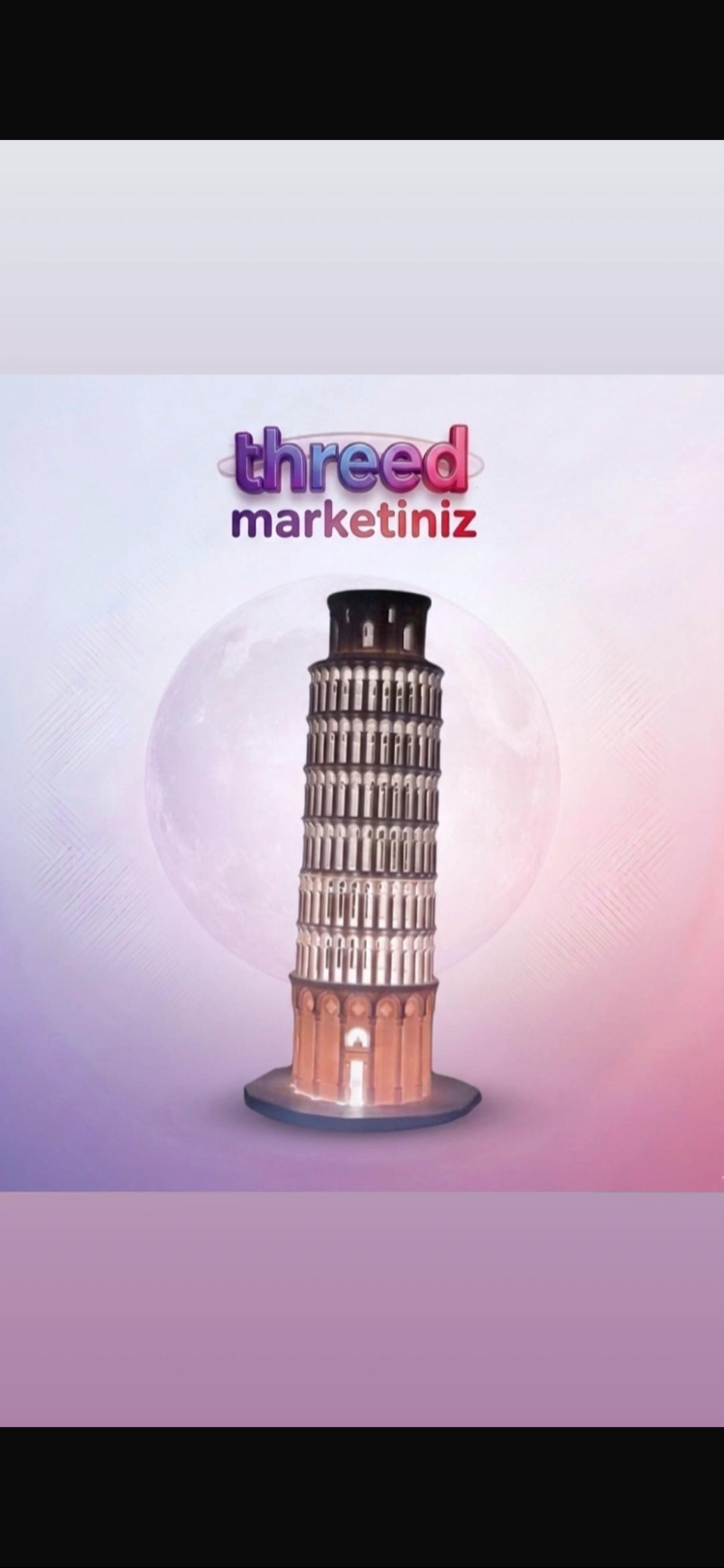 Pisa kulesi maketi gece lambası ️