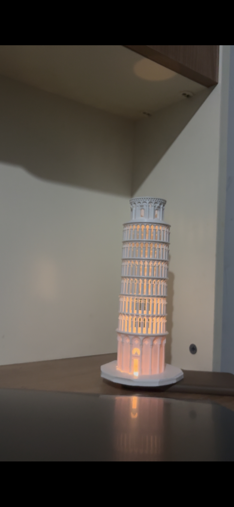 Pisa kulesi maketi gece lambası ️