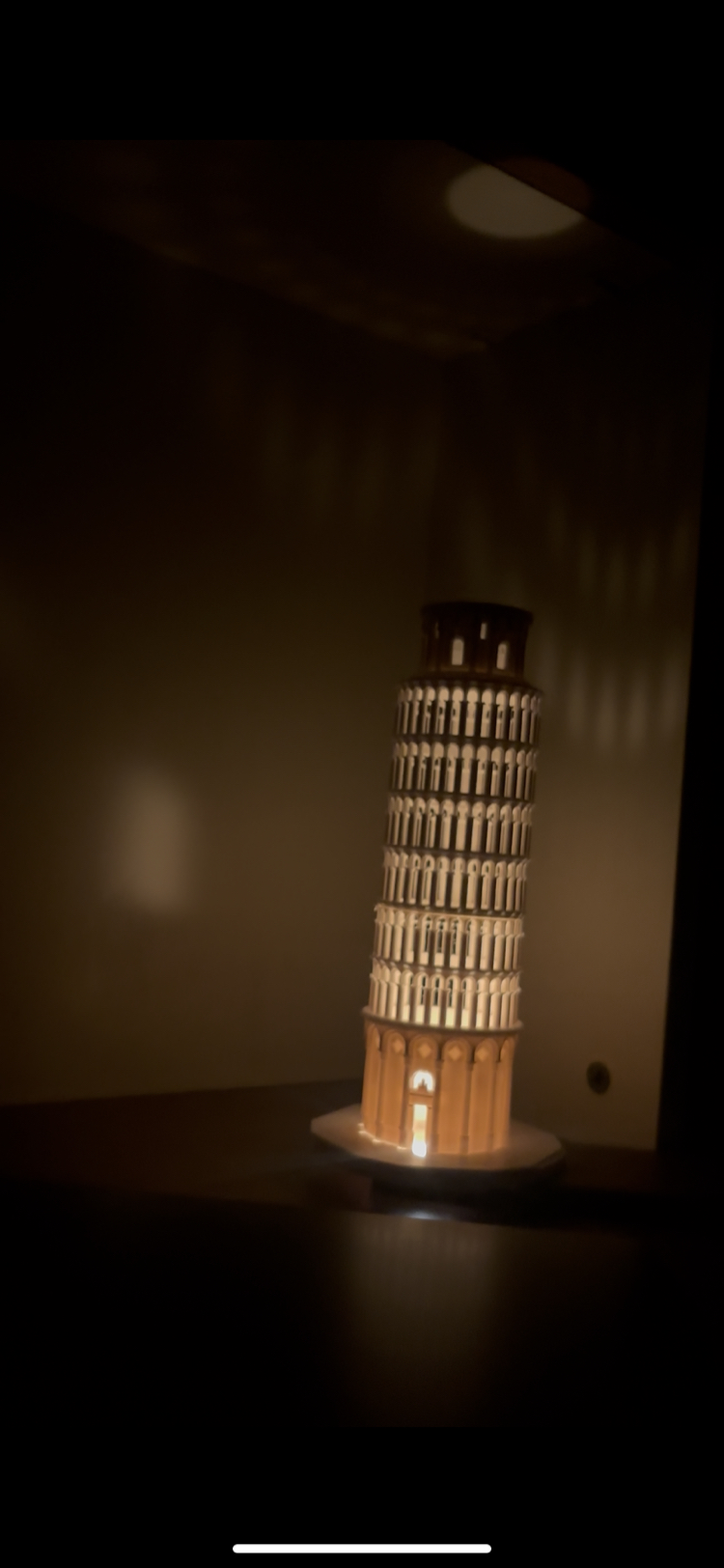 Pisa kulesi maketi gece lambası ️