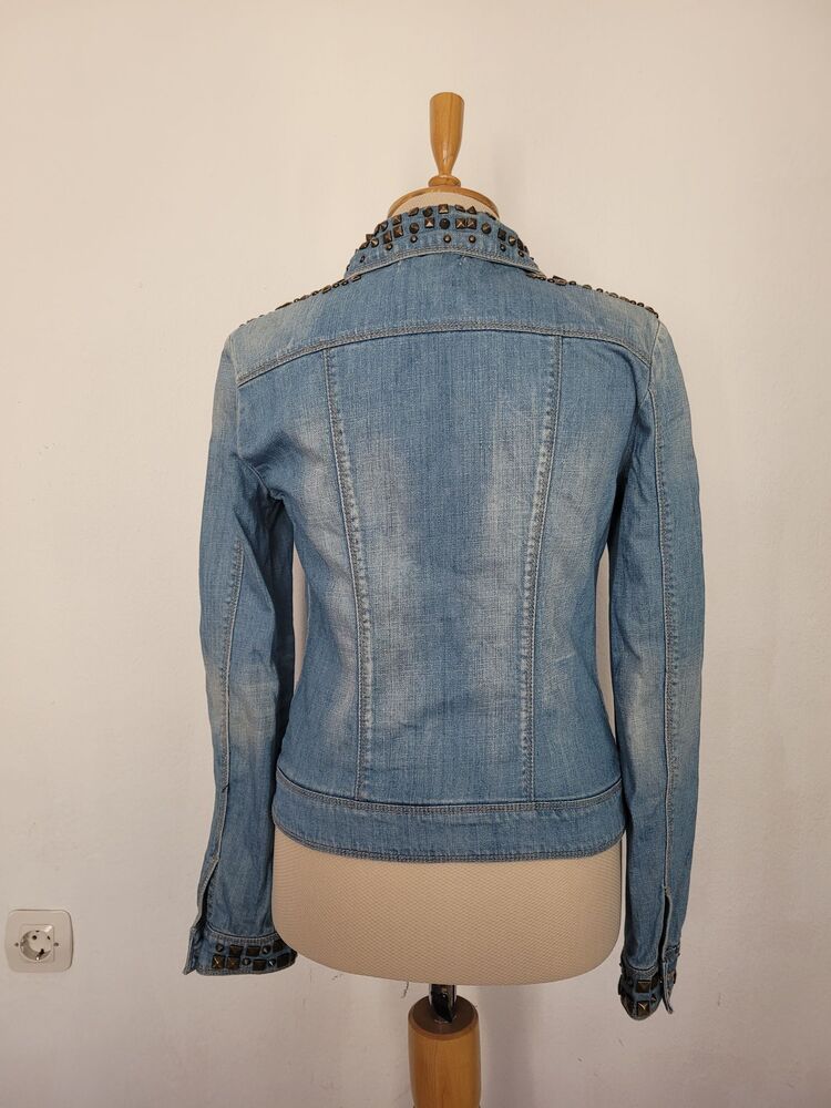 Studded denim jacket