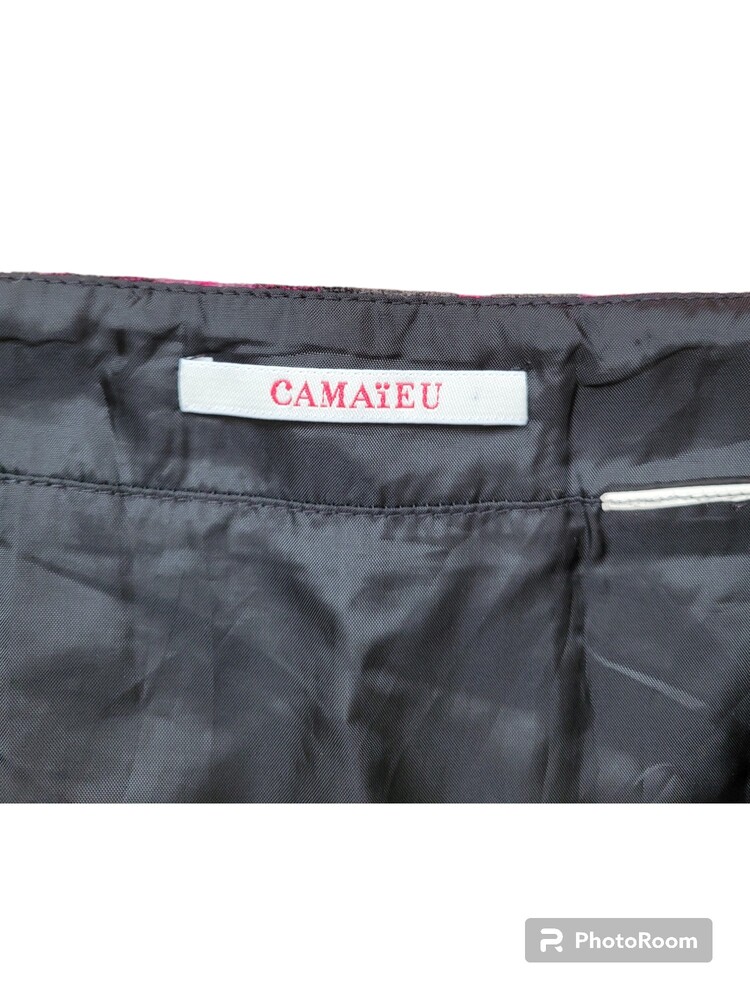 Pembe ekoseli etek