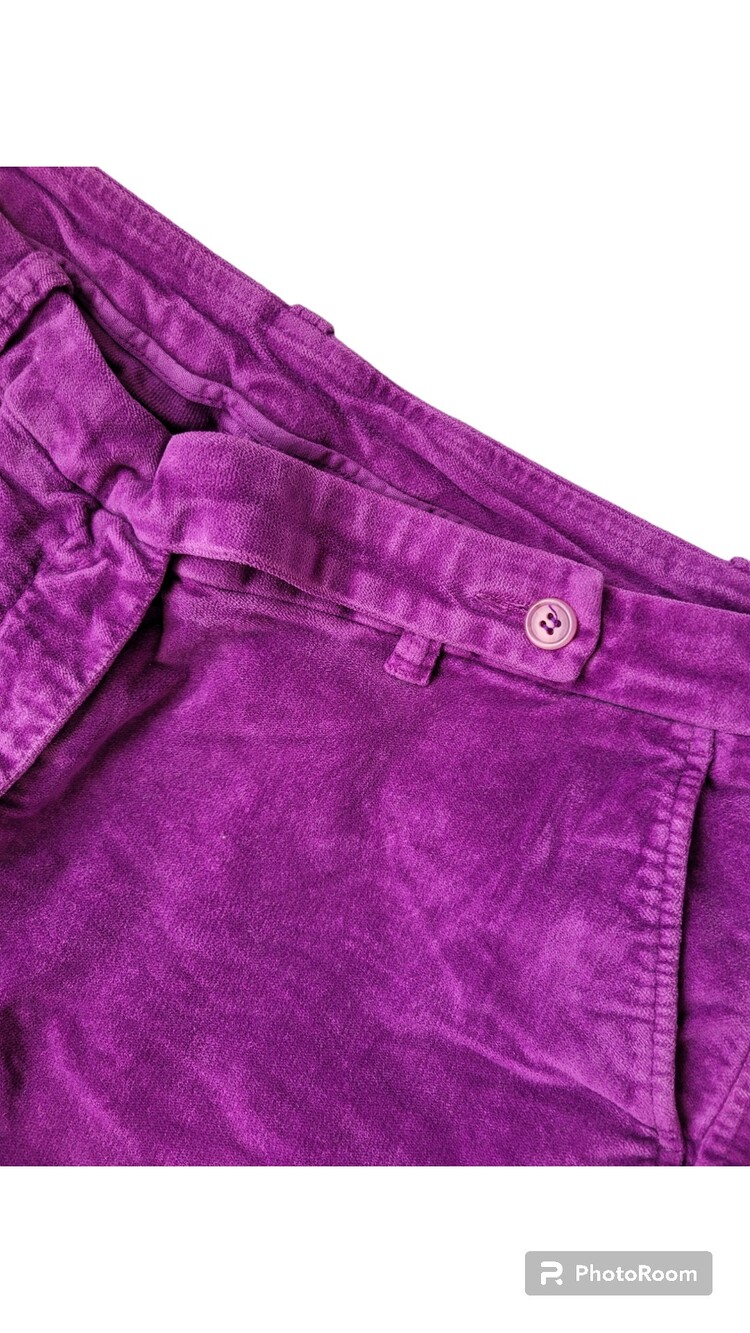 Benetton mor kadife pantolon