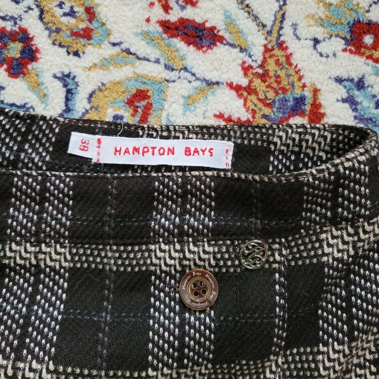 Plaid mini skirt