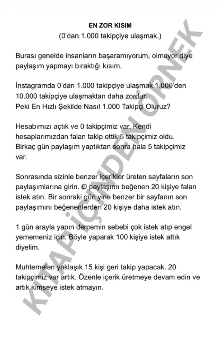SIFIRDAN INSTAGRAM DA BÜYÜME VE PARA KAZANMA
