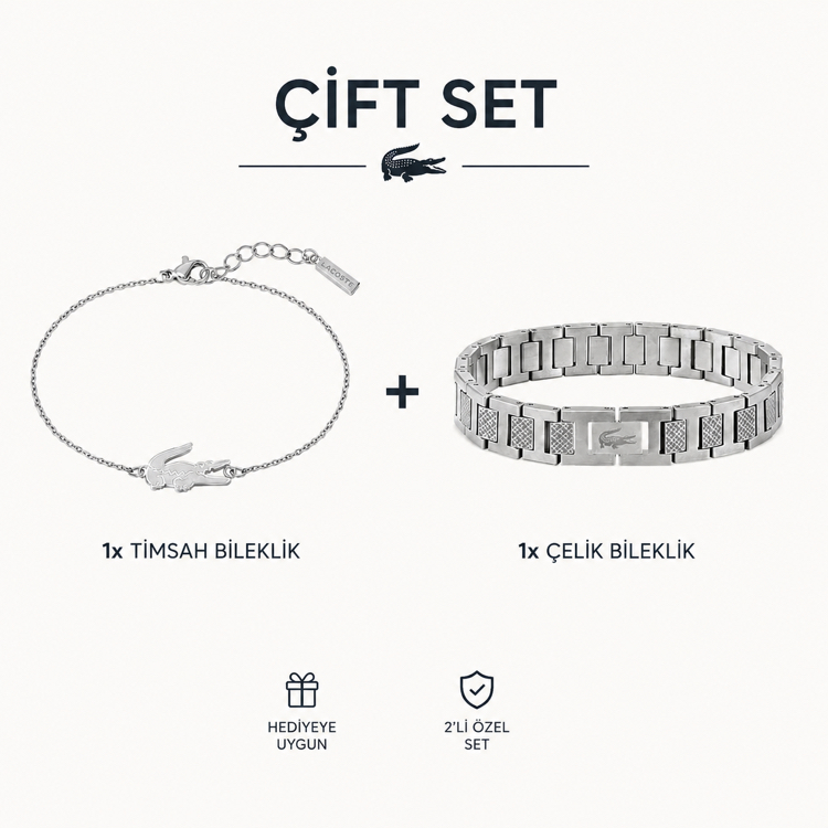 Timsah couple bracelet