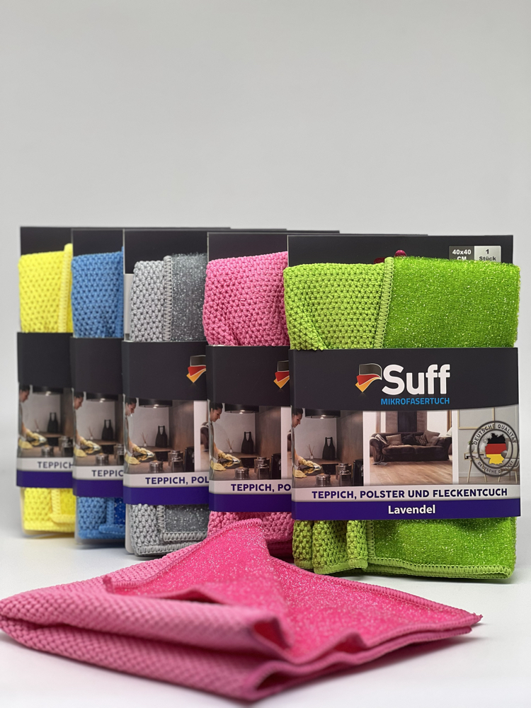 Suff Mikrofiber Temizlik (Kuaför) Bezi Zorlu Kirler İçin (Lavanta) 40x40 cm