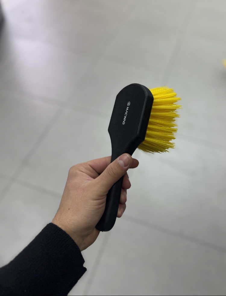 Jant Temizleme Fırçası Kalın Sarı Telli