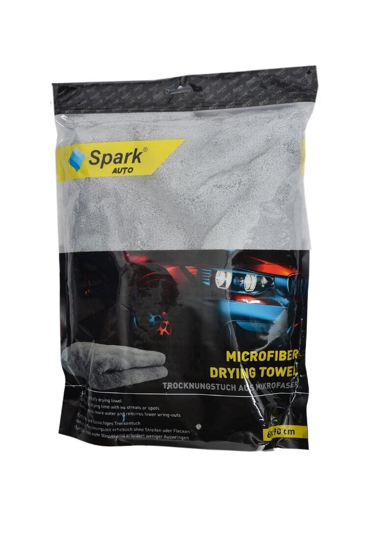 Spark 2316 ( Havlu Bez ) Mikrofiber Peluş Oto Kurulama Ve Temizlik Bezi 60x90 cm