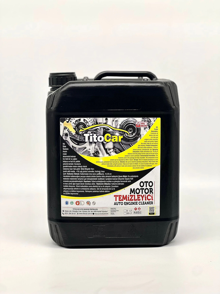 TitoCar Motor Temizleme Sıvı 5 litre